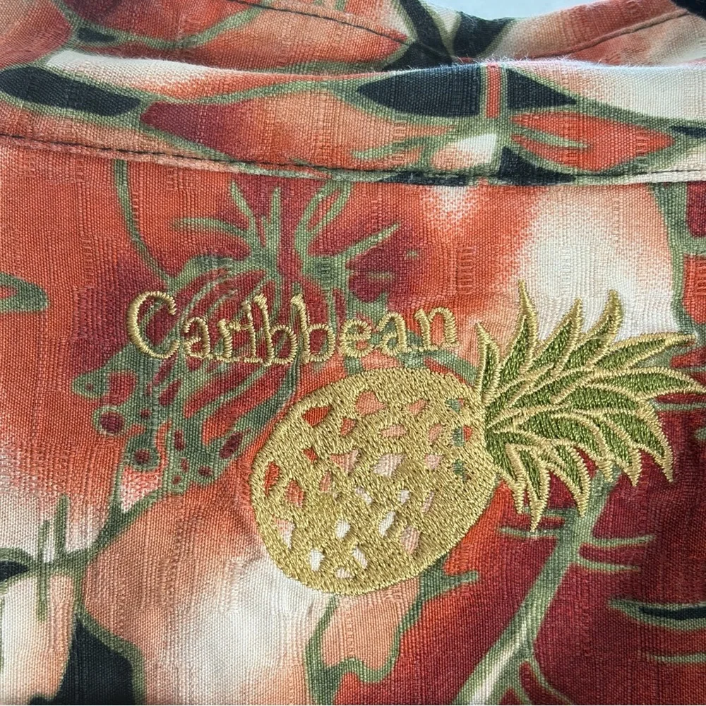 Caribbean Tropical Floral Shirt Unisex - Picture 3 of 10